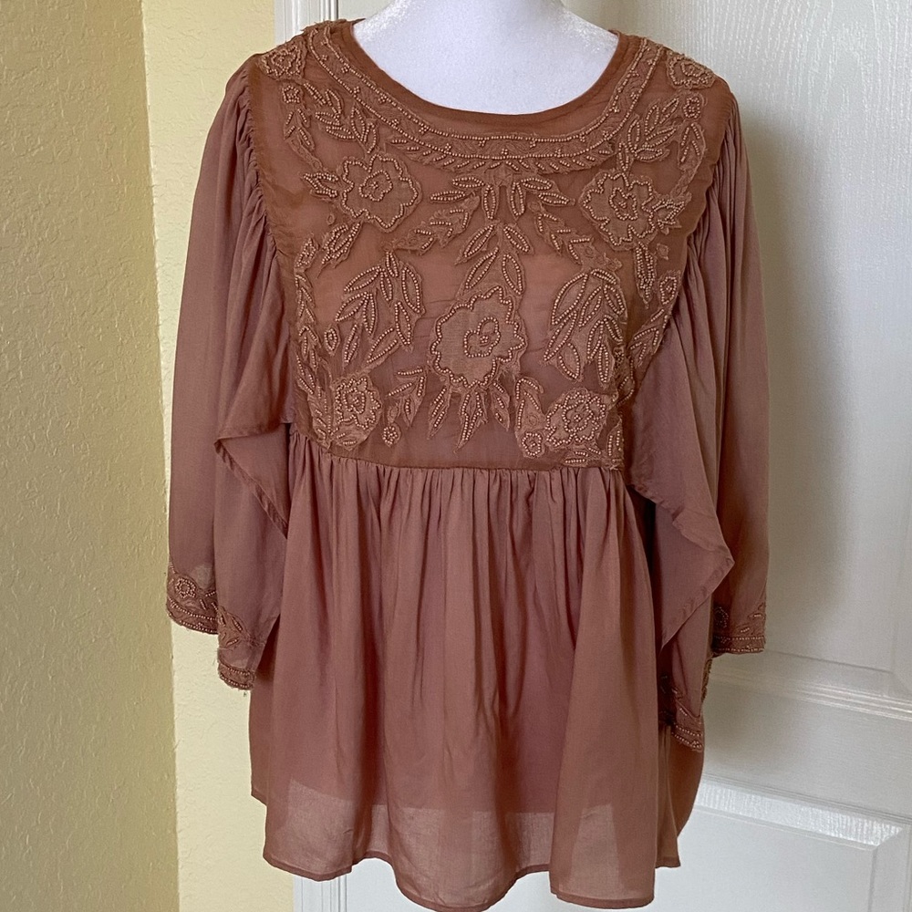 Love Sam Embroidered/Beaded Top - Picture 8 of 11